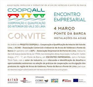 Read more about the article COOPQALL | Convite “Encontro Empresarial” Setor Industrial